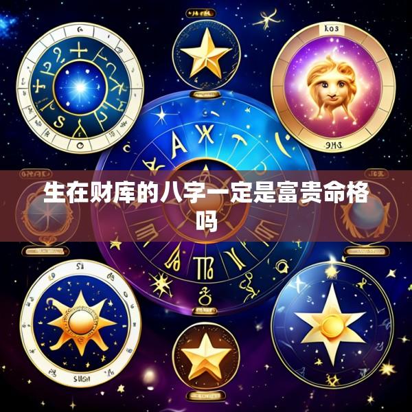 生在财库的八字一定是富贵命格吗