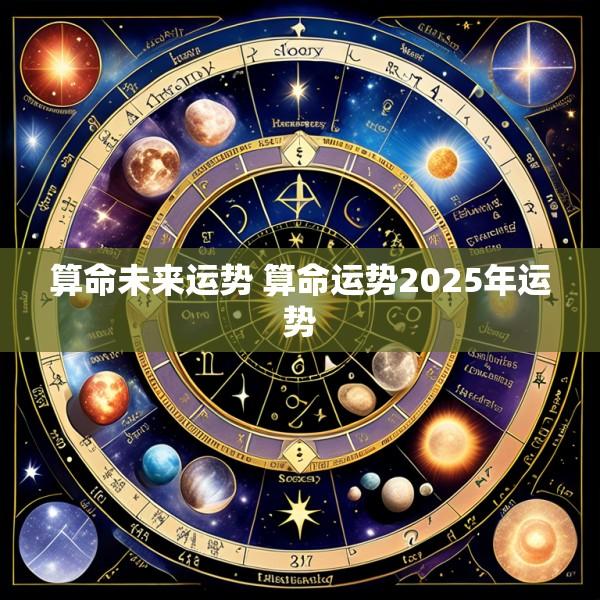 算命未来运势 算命运势2025年运势