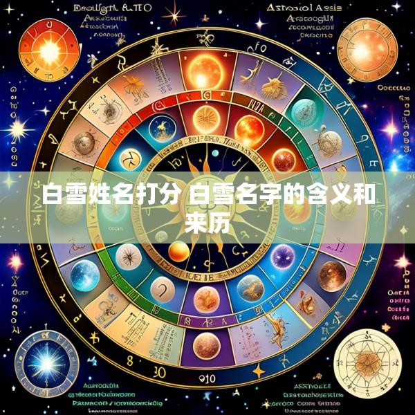 白雪姓名打分 白雪名字的含义和来历