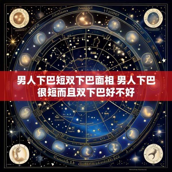 男人下巴短双下巴面相 男人下巴很短而且双下巴好不好
