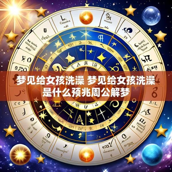 梦见给女孩洗澡 梦见给女孩洗澡是什么预兆周公解梦