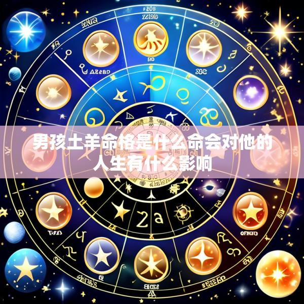 男孩土羊命格是什么命会对他的人生有什么影响