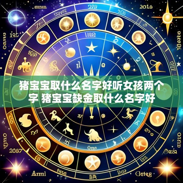 猪宝宝取什么名字好听女孩两个字 猪宝宝缺金取什么名字好