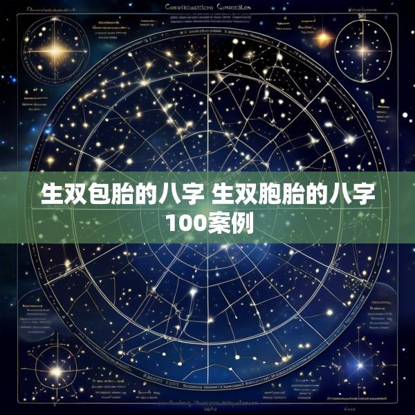 生双包胎的八字 生双胞胎的八字100案例
