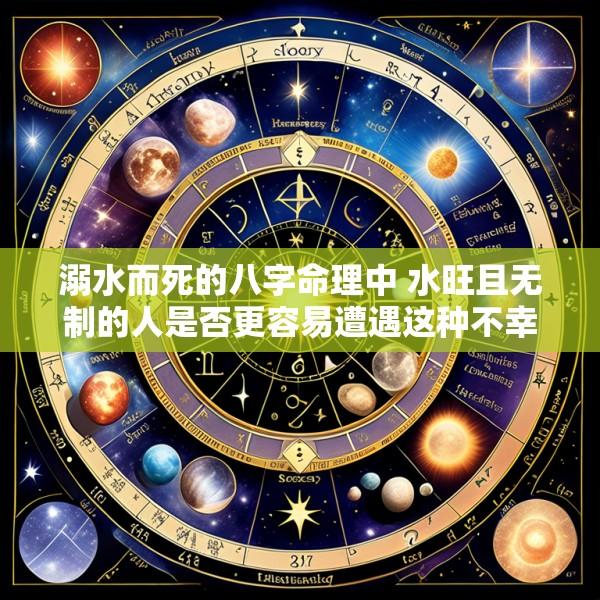 溺水而死的八字命理中 水旺且无制的人是否更容易遭遇这种不幸