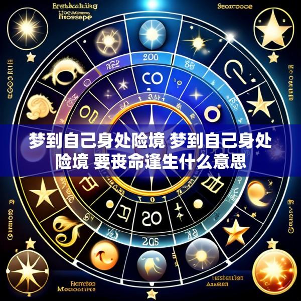 梦到自己身处险境 梦到自己身处险境 要丧命逢生什么意思
