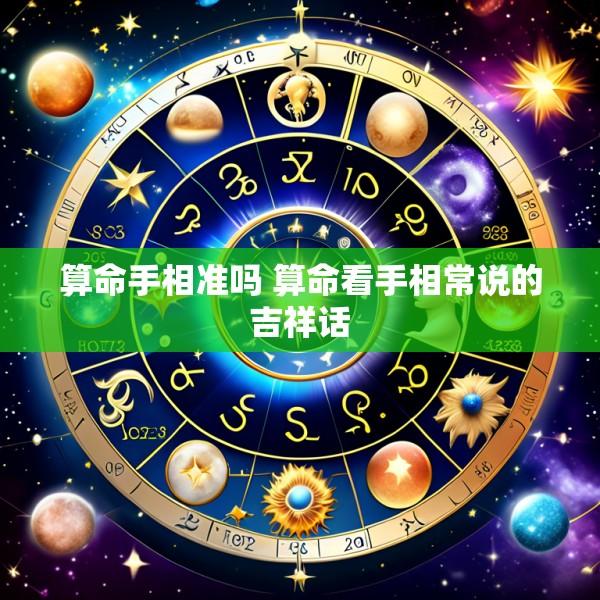 算命手相准吗 算命看手相常说的吉祥话
