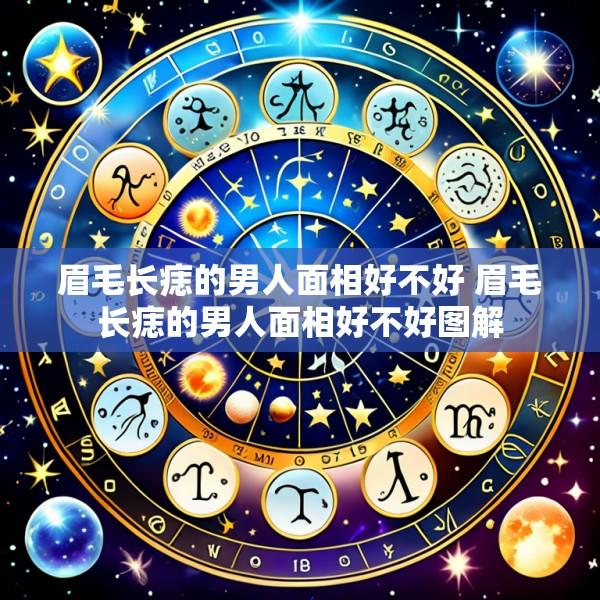 眉毛长痣的男人面相好不好 眉毛长痣的男人面相好不好图解