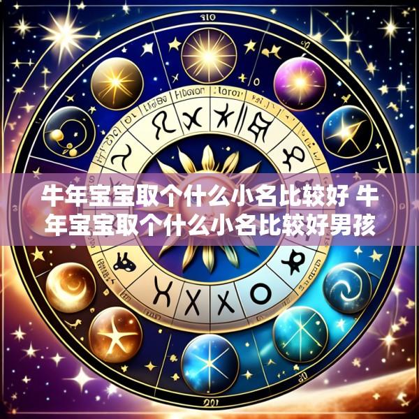 牛年宝宝取个什么小名比较好 牛年宝宝取个什么小名比较好男孩