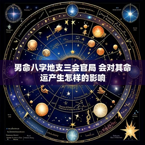 男命八字地支三会官局 会对其命运产生怎样的影响