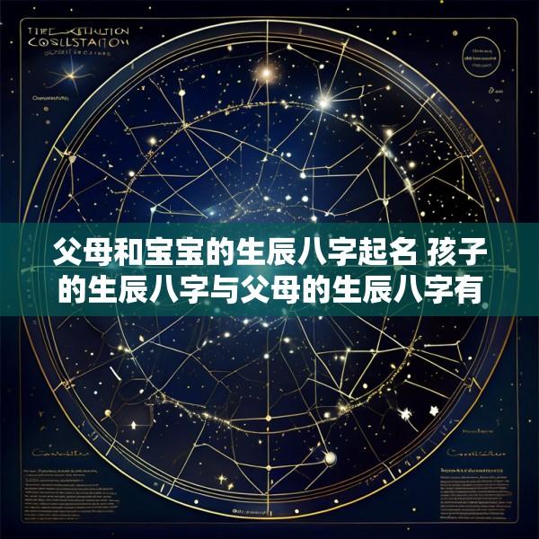父母和宝宝的生辰八字起名 孩子的生辰八字与父母的生辰八字有关系吗