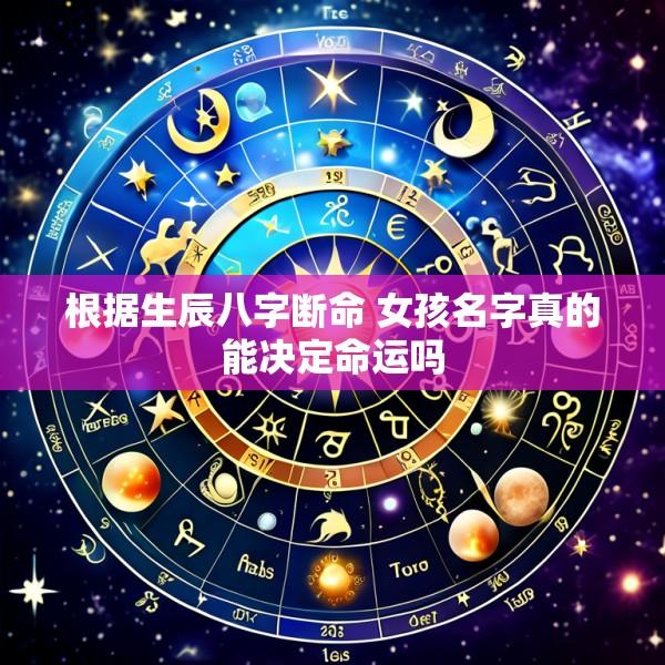 根据生辰八字断命 女孩名字真的能决定命运吗