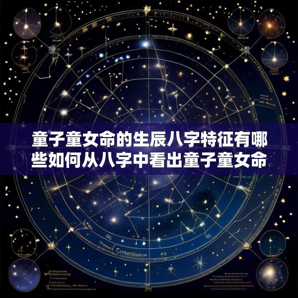 童子童女命的生辰八字特征有哪些如何从八字中看出童子童女命