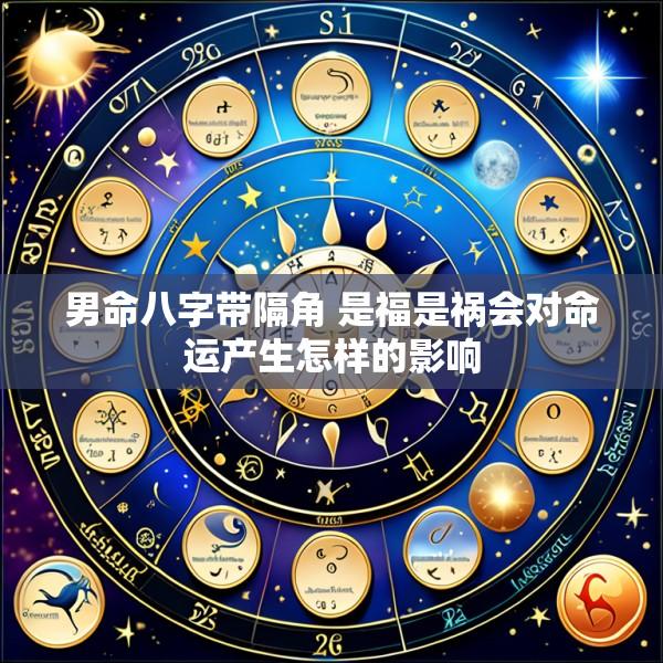 男命八字带隔角 是福是祸会对命运产生怎样的影响