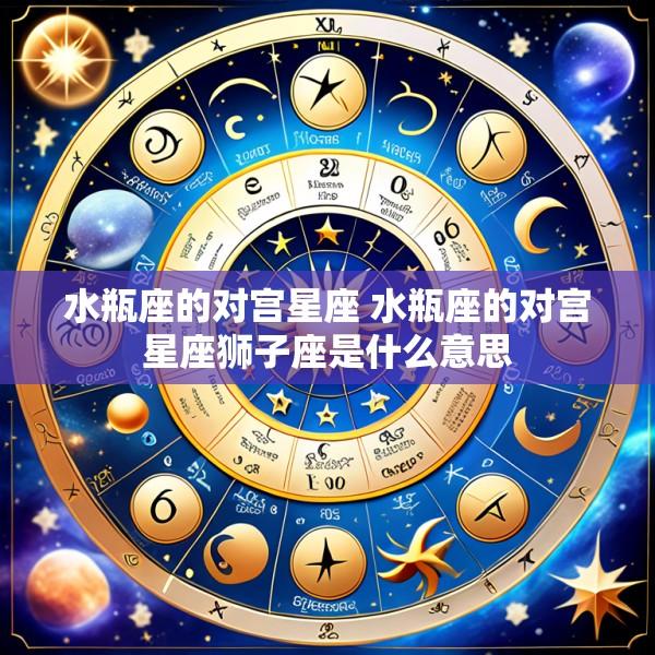 水瓶座的对宫星座 水瓶座的对宫星座狮子座是什么意思