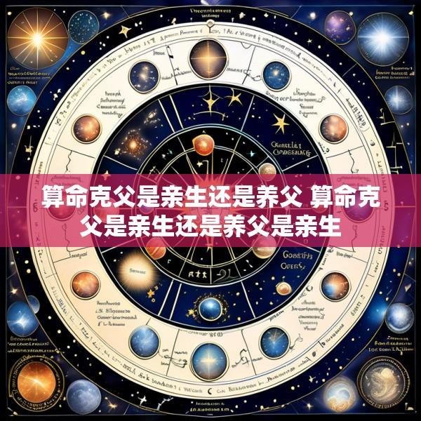 算命克父是亲生还是养父 算命克父是亲生还是养父是亲生