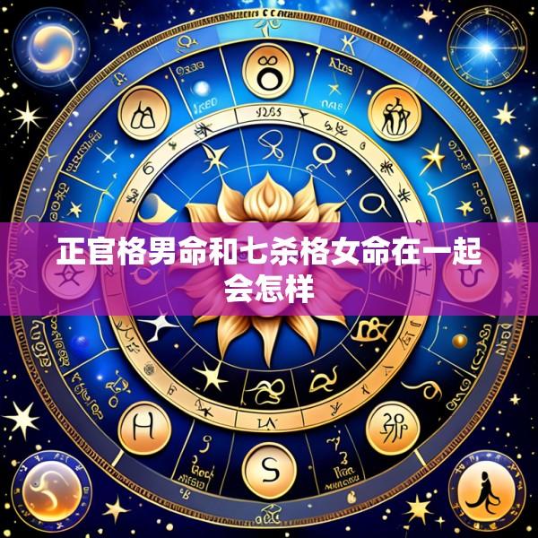 正官格男命和七杀格女命在一起会怎样