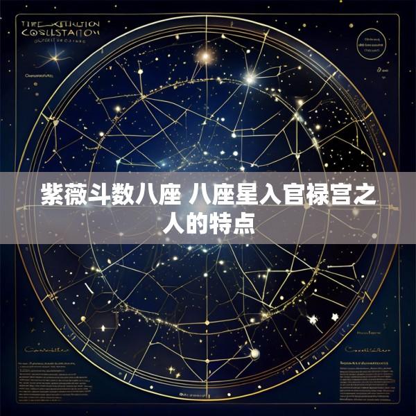紫薇斗数八座 八座星入官禄宫之人的特点