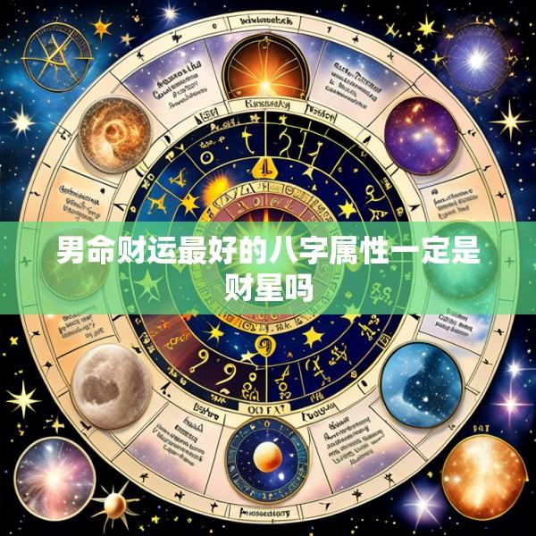 男命财运最好的八字属性一定是财星吗