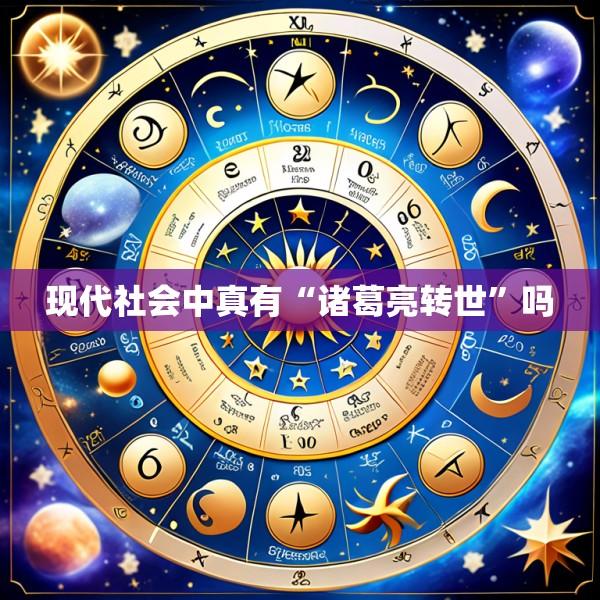 现代社会中真有“诸葛亮转世”吗