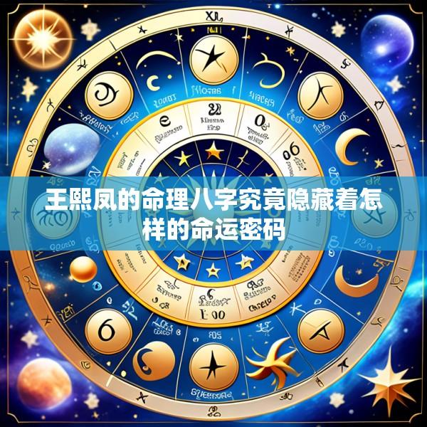 王熙凤的命理八字究竟隐藏着怎样的命运密码