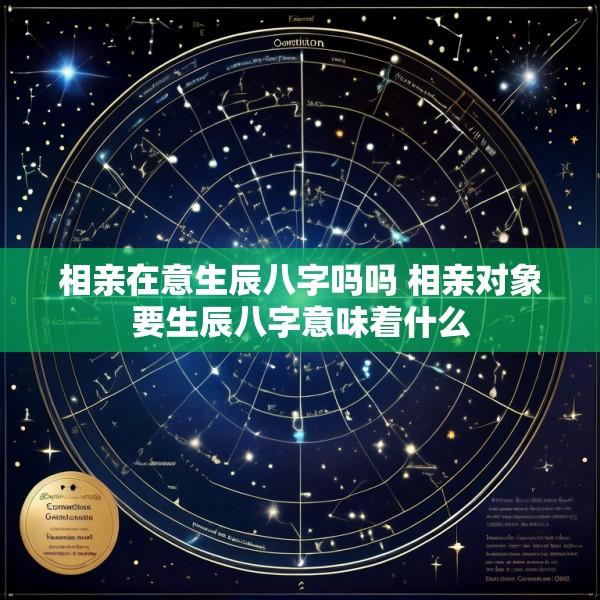 相亲在意生辰八字吗吗 相亲对象要生辰八字意味着什么
