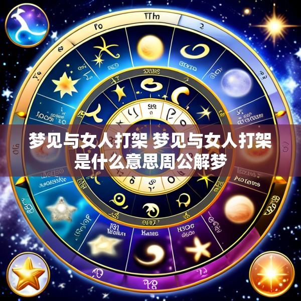 梦见与女人打架 梦见与女人打架是什么意思周公解梦