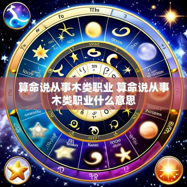 算命说从事木类职业 算命说从事木类职业什么意思