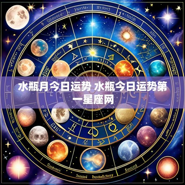 水瓶月今日运势 水瓶今日运势第一星座网