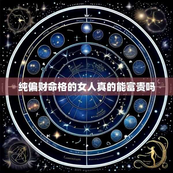 纯偏财命格的女人真的能富贵吗