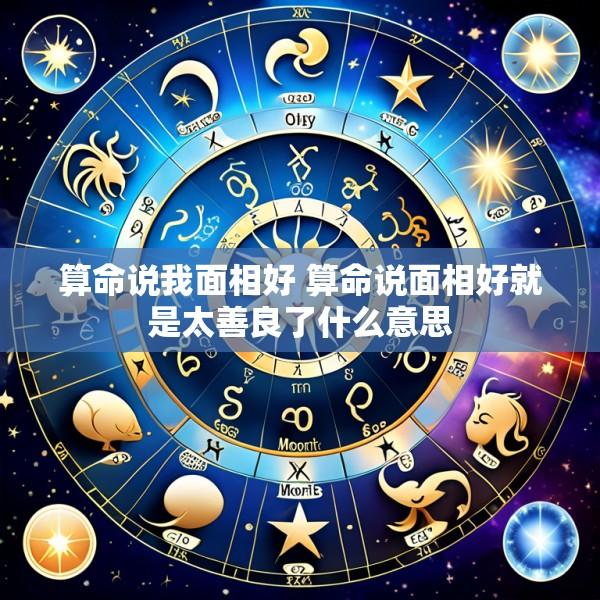 算命说我面相好 算命说面相好就是太善良了什么意思