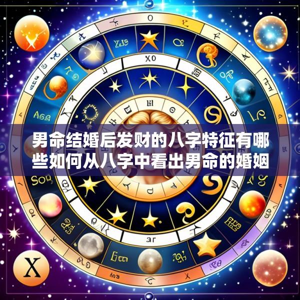 男命结婚后发财的八字特征有哪些如何从八字中看出男命的婚姻和财运