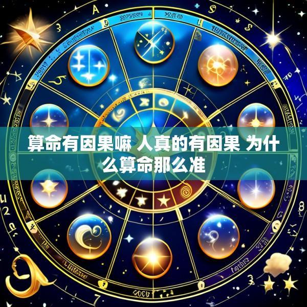 算命有因果嘛 人真的有因果 为什么算命那么准
