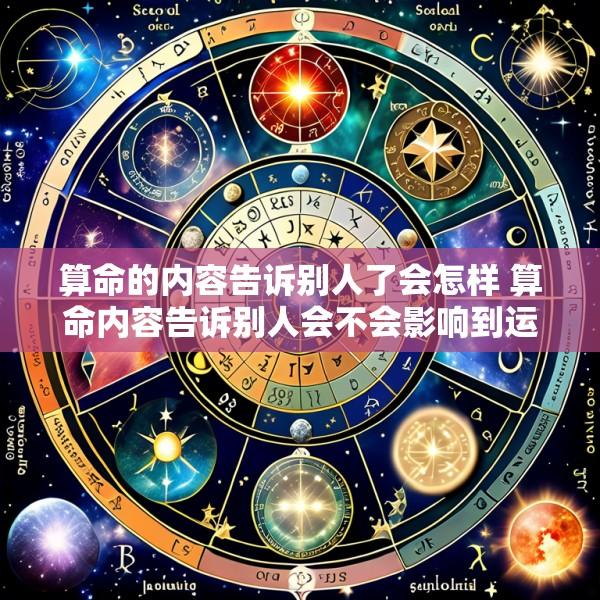 算命的内容告诉别人了会怎样 算命内容告诉别人会不会影响到运势