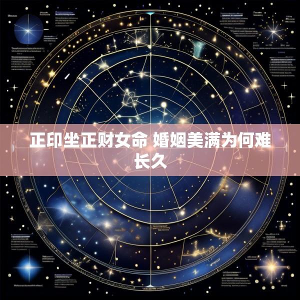 正印坐正财女命 婚姻美满为何难长久