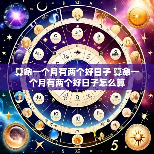 算命一个月有两个好日子 算命一个月有两个好日子怎么算