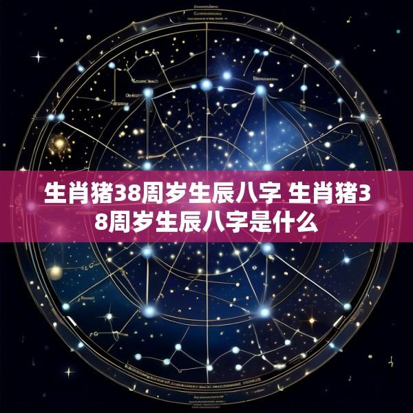 生肖猪38周岁生辰八字 生肖猪38周岁生辰八字是什么