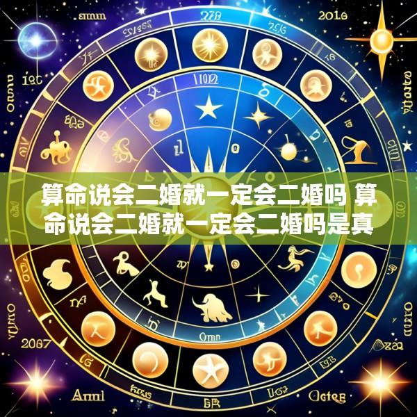 算命说会二婚就一定会二婚吗 算命说会二婚就一定会二婚吗是真的吗