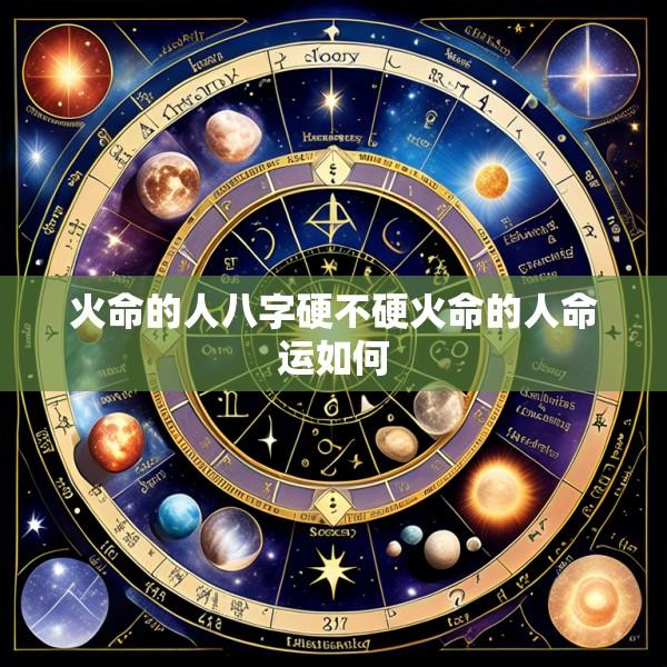 火命的人八字硬不硬火命的人命运如何