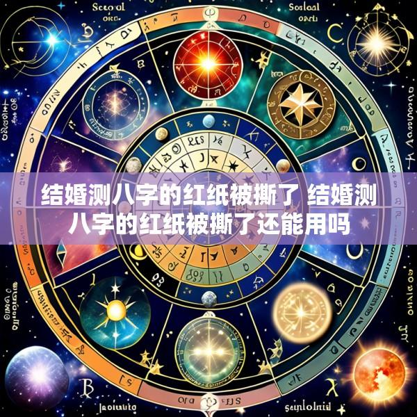 结婚测八字的红纸被撕了 结婚测八字的红纸被撕了还能用吗
