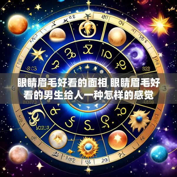 眼睛眉毛好看的面相 眼睛眉毛好看的男生给人一种怎样的感觉