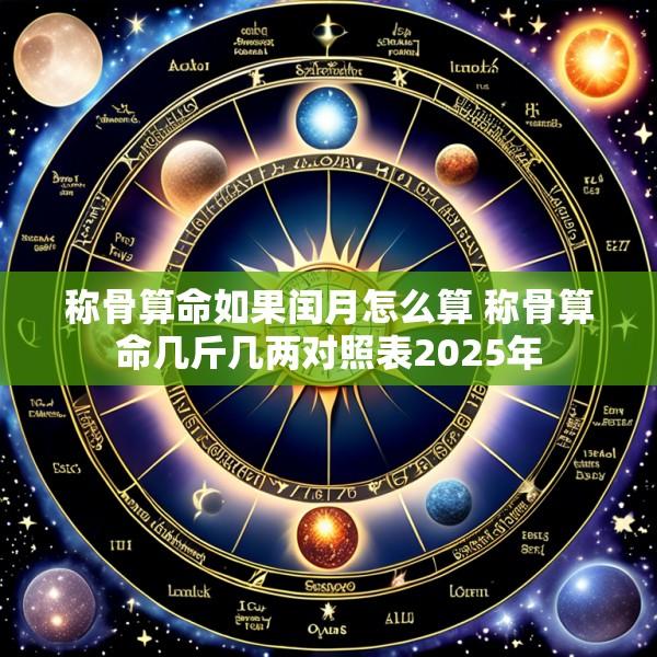 称骨算命如果闰月怎么算 称骨算命几斤几两对照表2025年