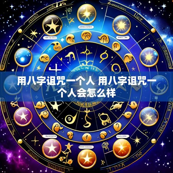 用八字诅咒一个人 用八字诅咒一个人会怎么样