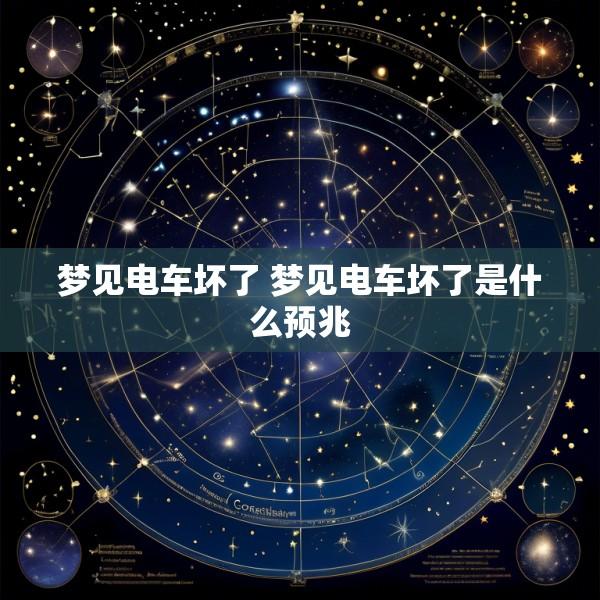 梦见电车坏了 梦见电车坏了是什么预兆