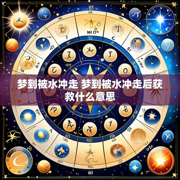 梦到被水冲走 梦到被水冲走后获救什么意思
