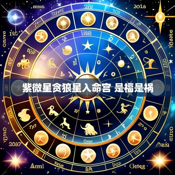紫微星贪狼星入命宫 是福是祸