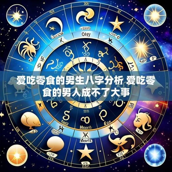 爱吃零食的男生八字分析 爱吃零食的男人成不了大事