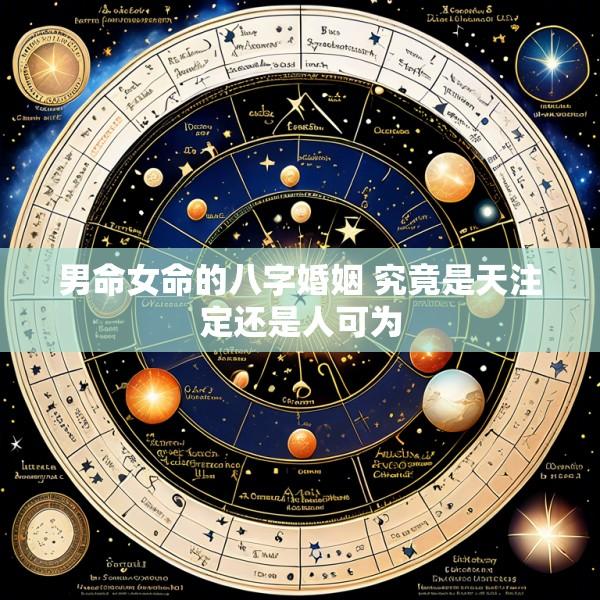 男命女命的八字婚姻 究竟是天注定还是人可为