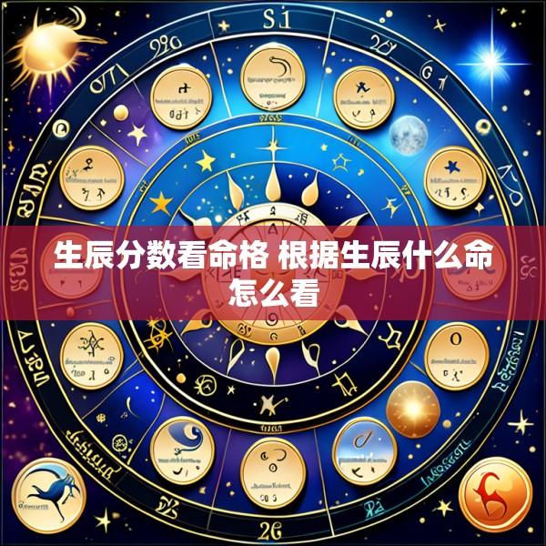 生辰分数看命格 根据生辰什么命怎么看