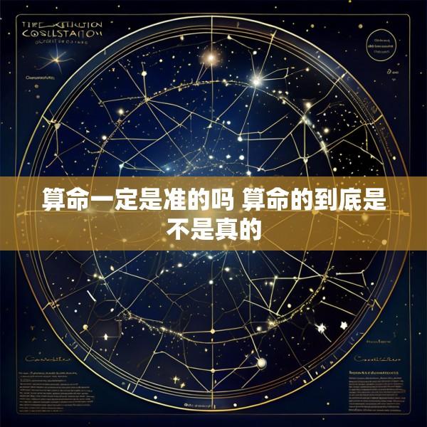 算命一定是准的吗 算命的到底是不是真的